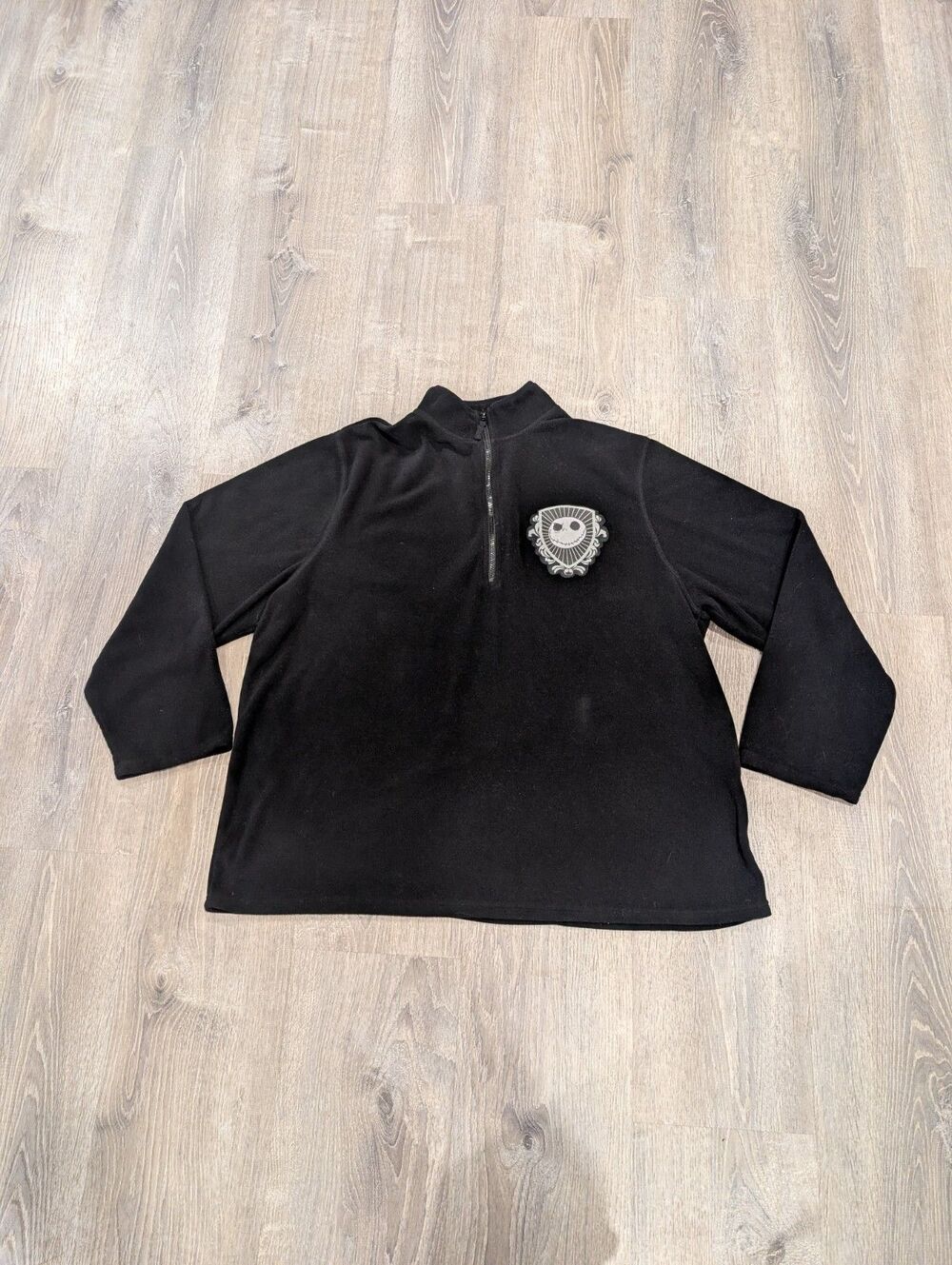 Disney Store Nightmare Before Christmas Jack Skellington 1/4 Zip Fleece  XXG